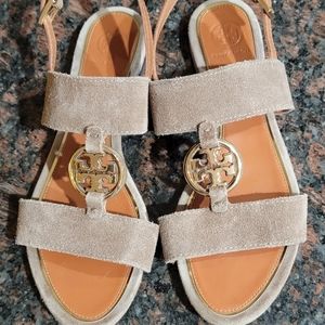 Tory Burch Miller Suede Sandal size 8